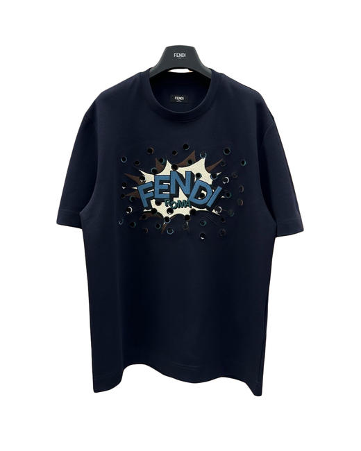 男款刺绣短袖T恤he011 商品图0