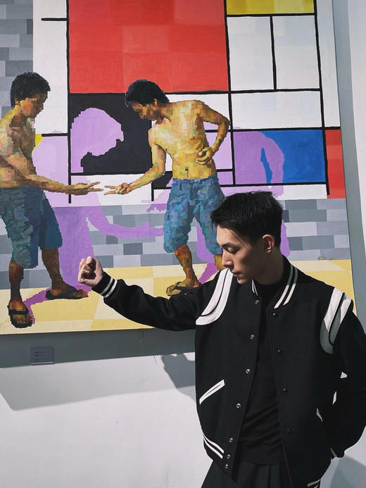 【秒杀价已调 直接拍】必够清单首选 PSAINT  LAURENT  TEDDY 男女同款 90%羊毛棒球服 夹克 外套 商品图3