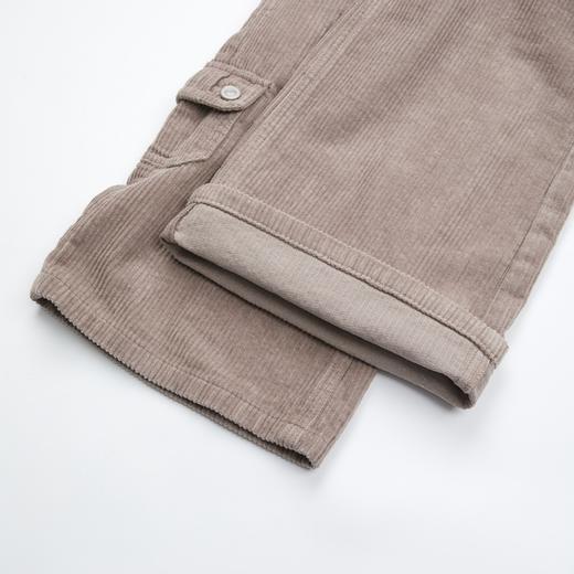 ROMI STUDIO高支加厚灯芯绒复古做旧中腰阔腿微喇长裤RWDSXY1567 商品图4