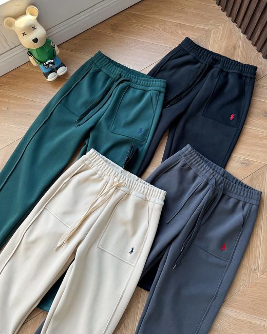 Ralph Lauren/拉夫劳伦小马女款刺绣德绒自发热面料小直筒裤 商品图1