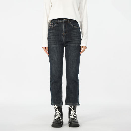 基本款窄版直筒牛仔裤-纪念日百货门店同款167448165 商品图0