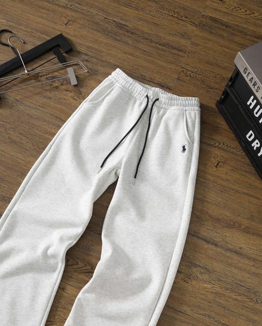 D112001小马刺绣加绒加厚奥粒绒休闲裤卫裤女款 商品图9