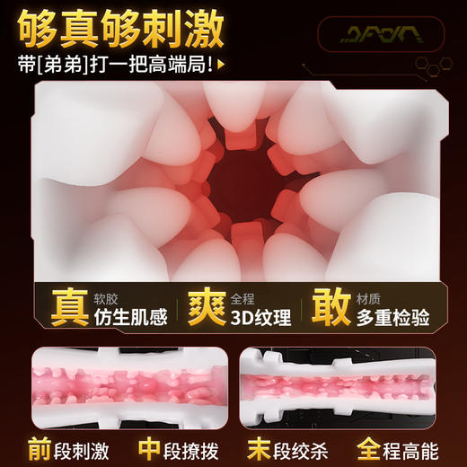 主动点挑战者碳纤维全自动伸缩夹吸飞机杯 商品图3