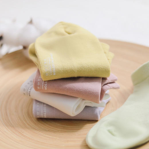 【狂野橘子 · 男女春夏纯棉袜子（十双装）】7A级抗.菌防臭，中筒 /短/ 船袜可选，清爽吸汗，不掉跟，一次买齐全家的袜子 商品图1