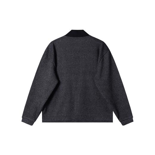 SDSA男士秋冬新款痞帅男装潮牌撞色假两件立领毛衣百搭时尚针织衫 商品图4