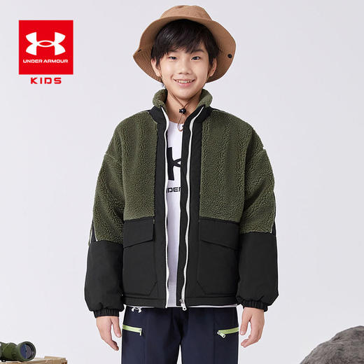 【特惠福利】UnderArmour安德玛儿童加厚针织外套244124315 商品图0
