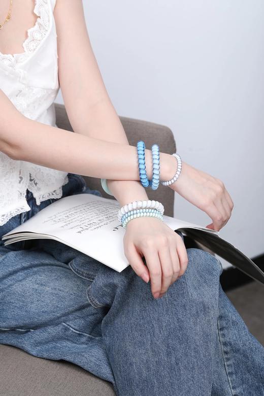 【两盒包邮】萝萝拉电话线发圈 | 随性百搭、可作时尚配饰、百变造型、闪亮颜值 商品图1