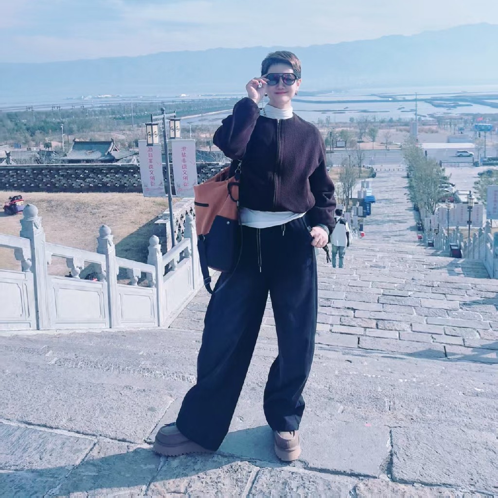 ¹男姐同款【水洗棉弯刀裤】松弛感 重磅垂顺 腰部抽绳设计 穿着舒适 满满的设计感CF01-CR-HZJY