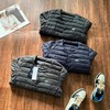 D112007秋冬新款无领休闲轻质保暖防泼水排骨纹羽绒服 商品缩略图2