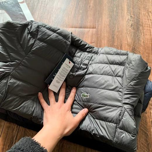 D112007秋冬新款无领休闲轻质保暖防泼水排骨纹羽绒服 商品图7