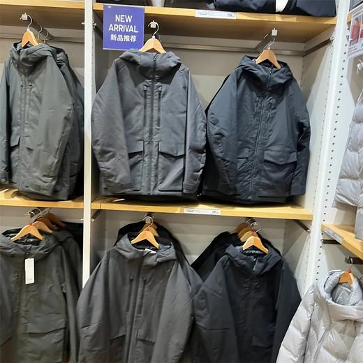 男装女装空气层复合连帽羽绒服459622 商品图0