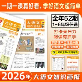 大语文知识画报-2026年春+2026年秋（赠品12月上旬发货，报纸1月起开始发货）