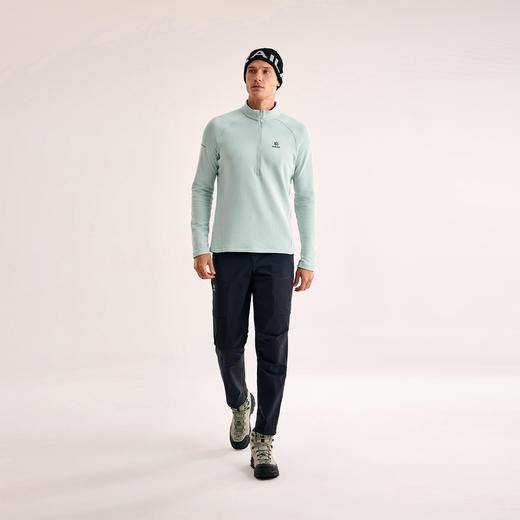 KAILAS凯乐石 男款立领半开胸抓绒衣  KG2532105 商品图1