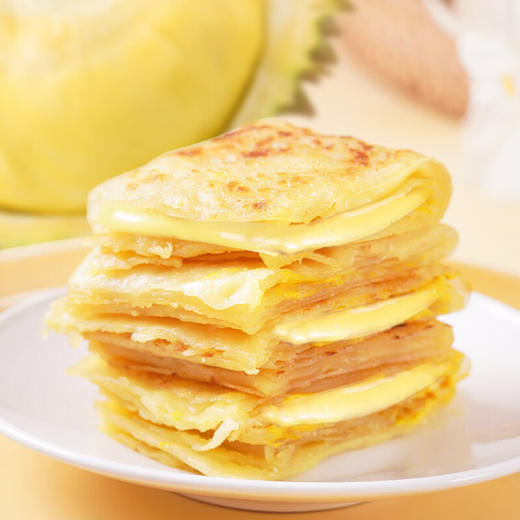 【百】利口福广州酒家榴莲飞饼300克/袋（100克*3） 商品图1