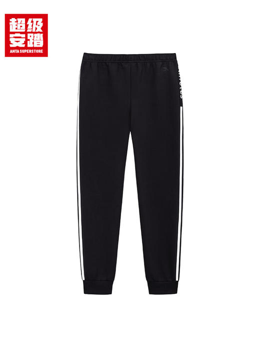 超级安踏运动裤男女同款秋季双条纹复古空气层舒适休闲长裤子172538301U 商品图4