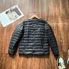 D112007秋冬新款无领休闲轻质保暖防泼水排骨纹羽绒服 商品缩略图3