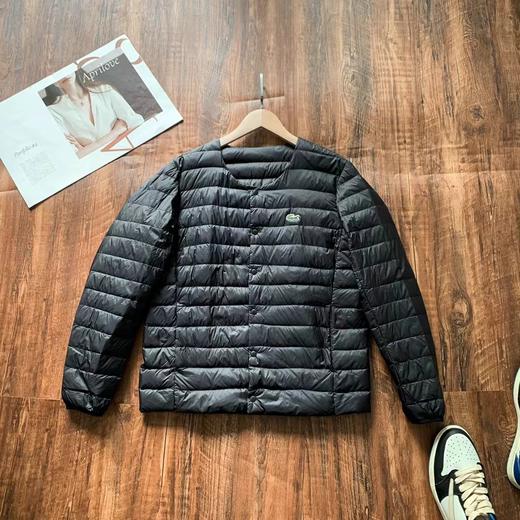 D112007秋冬新款无领休闲轻质保暖防泼水排骨纹羽绒服 商品图3