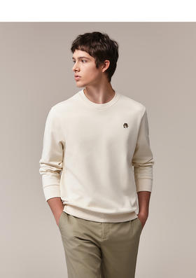 哈吉斯经典帽子狗男女加绒加厚圆领卫衣