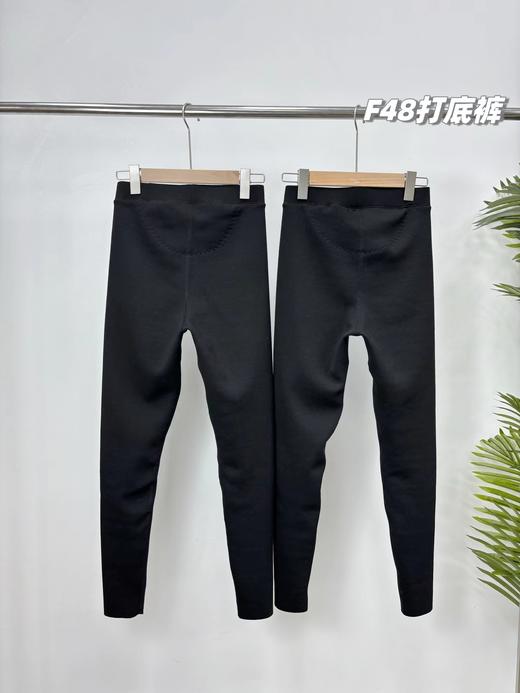 D112022一条过冬，2025新款兔绒贴片+加绒加厚女士保暖裤 商品图1