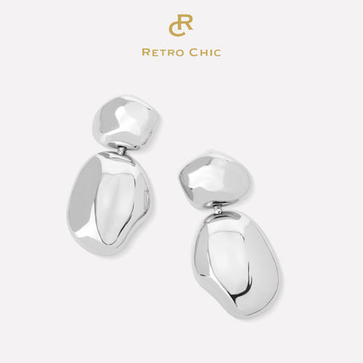 【新品上新】Mordern Art 现代艺术时期 | 星月光影连环耳环（金银2色） 商品图1