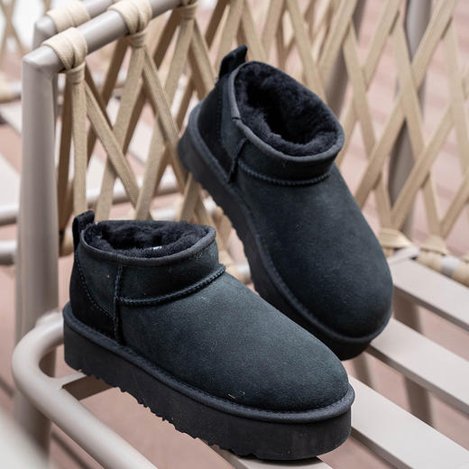 【秒杀款】 SACHA女士雪地靴 | 皮毛一体材质、柔软保暖、厚底增高、时尚百搭 商品图5