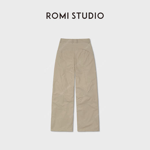 ROMI STUDIO“加绒裤”轻盈高弹卡其绒里中腰休闲长裤RWCWX86506 商品图1