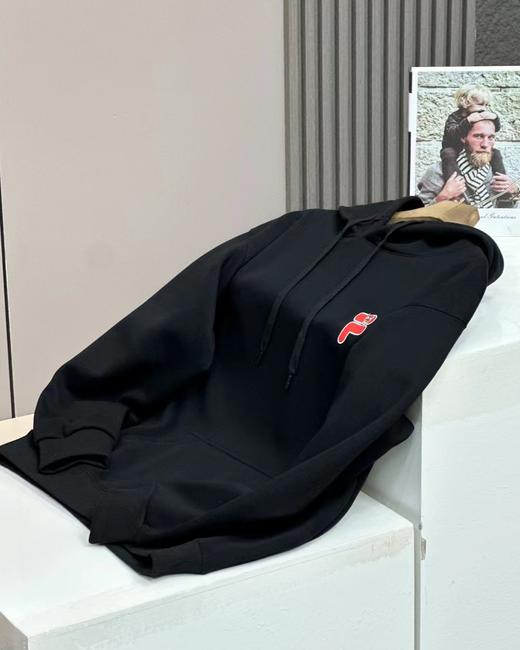 D112023年兽系列银狐绒圆领套头卫衣休闲情侣款 商品图6