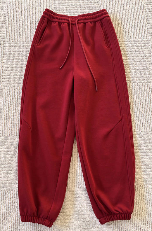 1120-1 自留红色40码 显瘦保暖亲肤舒适 科技发热绒 女士三色保暖休闲裤 卫裤 商品图9