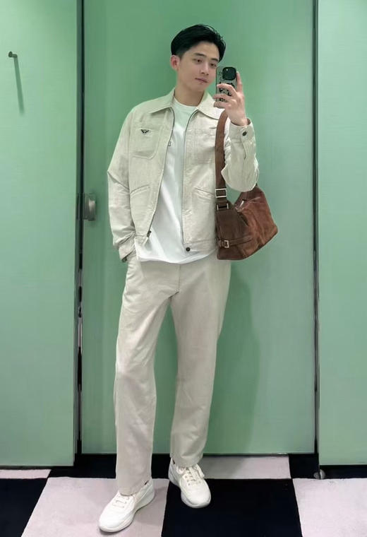 普拉达 25FW三角标棉质长裤（DY） 商品图2