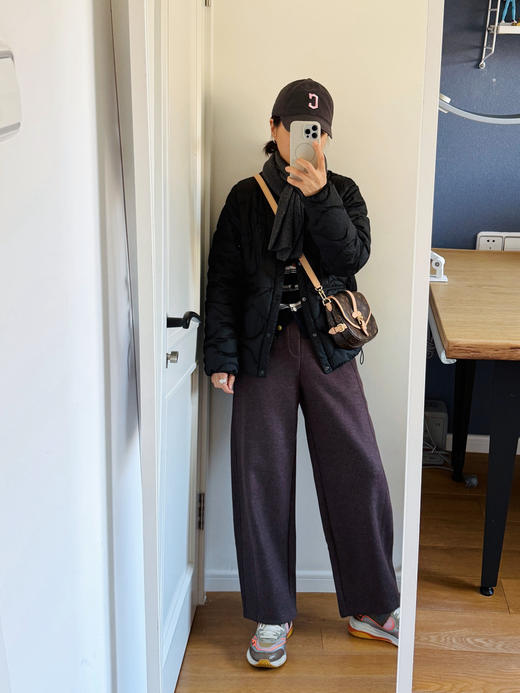 25秋冬| 考拉绒老钱风高腰九分锥形毛呢休闲裤【包邮+三天无理由退换】 商品图4