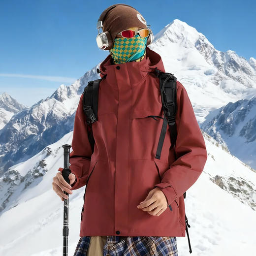 【英国百年品牌 绵羊毛夹层 石墨烯速暖】赛艇俱乐部防风防泼绵羊毛可拆卸帽子户外外套 商品图13