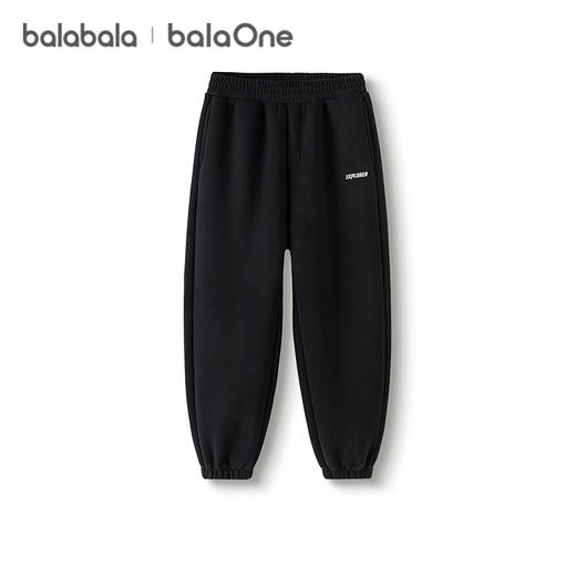 巴拉巴拉balaOne童装儿童裤子2025秋冬装新款男女童加绒长裤亲子 商品图4