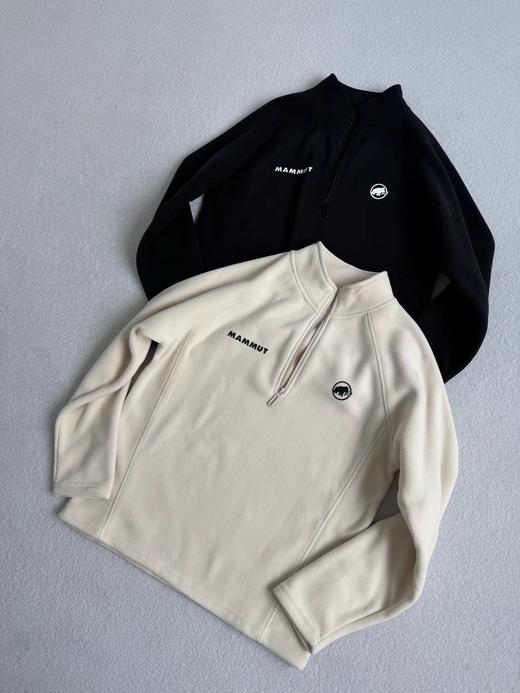 D112014双面摇粒绒半拉链卫衣外套春秋运动户外男士半拉链上衣 商品图0