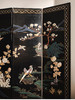 【已售】独角鹿西洋古董20世纪中国创汇时期出品「玉堂春暖」主题硬石镶嵌黑漆描金屏风 商品缩略图2