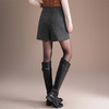 「自」全新升级【铂金会员146/天猫189/差价43】(04708)洛诗琳时尚高腰显瘦毛呢短裤2025秋冬新款气质通勤阔腿裤女 商品缩略图3