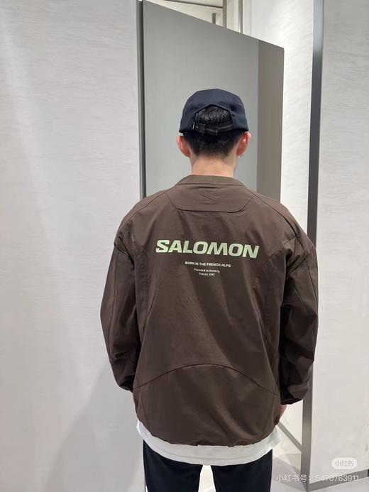 D112013韩国线圆领宽松长袖领口卫衣男女同款 商品图4