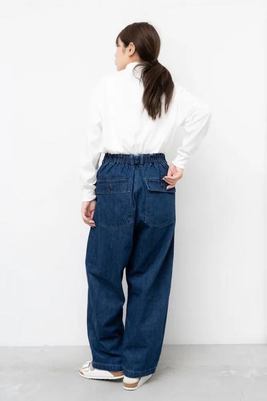 ORDINARY FITS 牛仔蓝阔腿裤休闲裤 商品图2