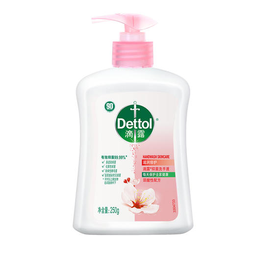 滴露抑菌洗手液滋润倍护250g 商品图0