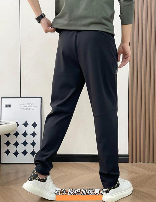 D112020保暖徒步裤轻量弹力户外运动男款加绒长裤 商品图4