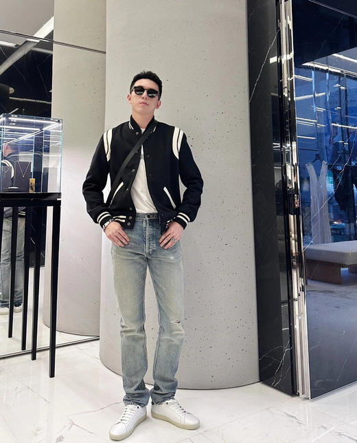 【秒杀价已调 直接拍】必够清单首选 PSAINT  LAURENT  TEDDY 男女同款 90%羊毛棒球服 夹克 外套 商品图11