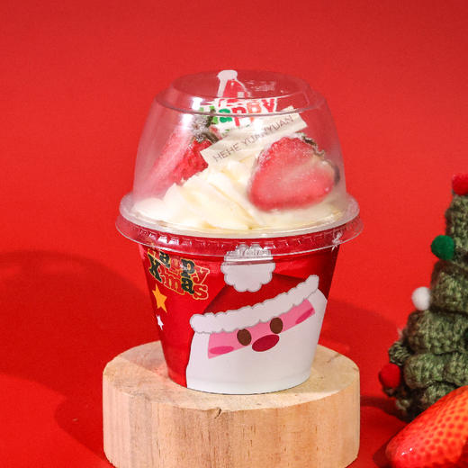 圣诞草莓抱抱杯 商品图0