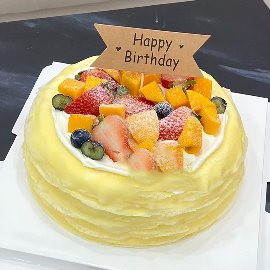 『草莓榴莲千层』