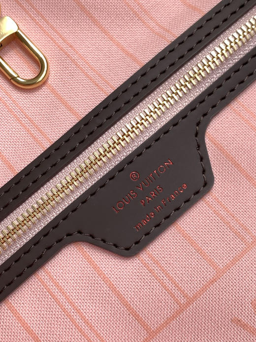 秋冬特惠💰1290 渠道级LV 【全钢五金 变码芯片】te级LV 全套包装 M41603咖啡格 经典购物袋 中号 商品图8