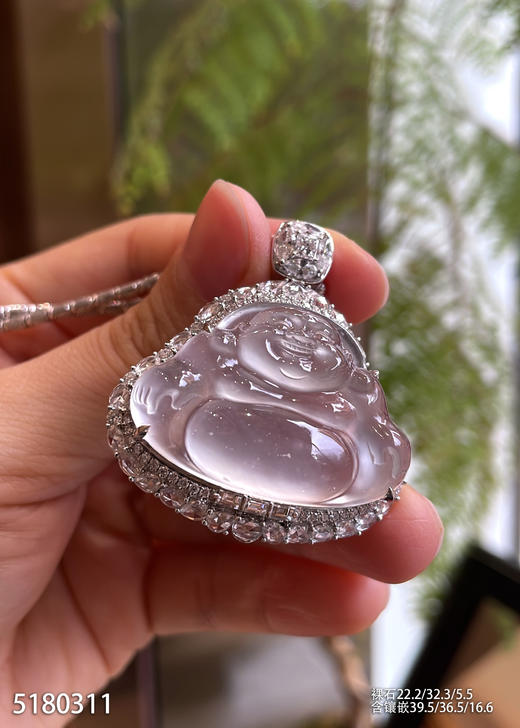 玻璃种佛公吊坠【5180311】具体价格微信咨询 商品图5