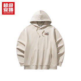 超级安踏X 呆萌町联名加绒连帽卫衣男女同款密暖绒保暖套头衫172548715U