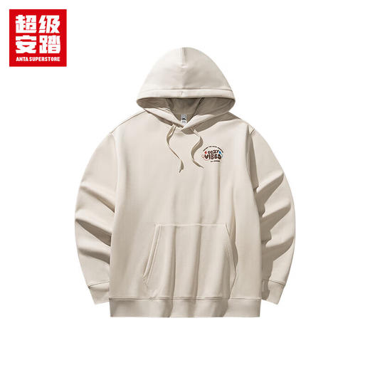 超级安踏X 呆萌町联名加绒连帽卫衣男女同款密暖绒保暖套头衫172548715U 商品图0