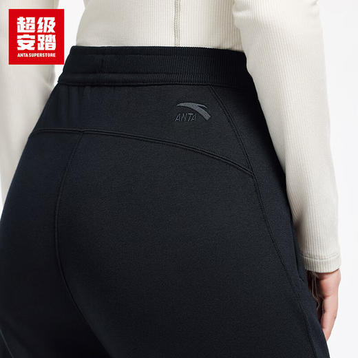超级安踏加绒微喇运动裤女裤秋冬保暖修身显瘦休闲长裤子女162548310UN 商品图2