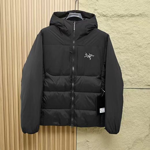 D112046男款连帽羽绒服刺绣LOGO防风防水保暖夹克 商品图3