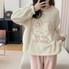 【GZ】无忧购半边绒可爱套头睡衣套装家居服 （截单后3-5天发货) 商品缩略图0