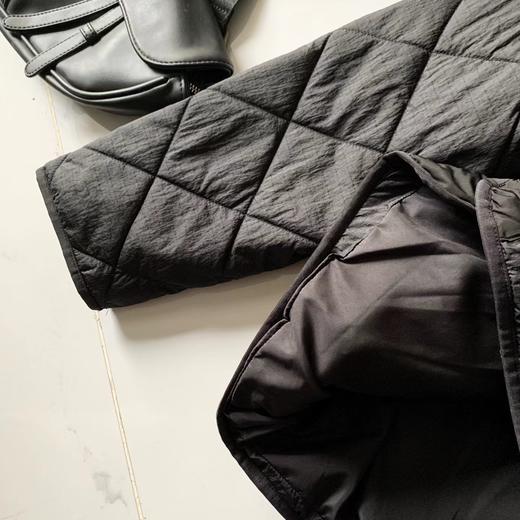 D112009秋冬款小M格子纹圆领羽绒棉夹克外套男女同款 商品图14